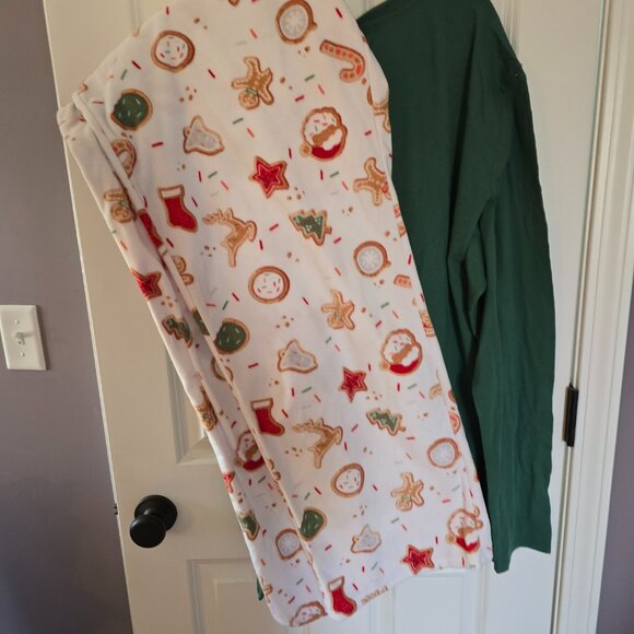 Mens Cookie Crew Family Christmas Pajamas 2XLT - Picture 3 of 4